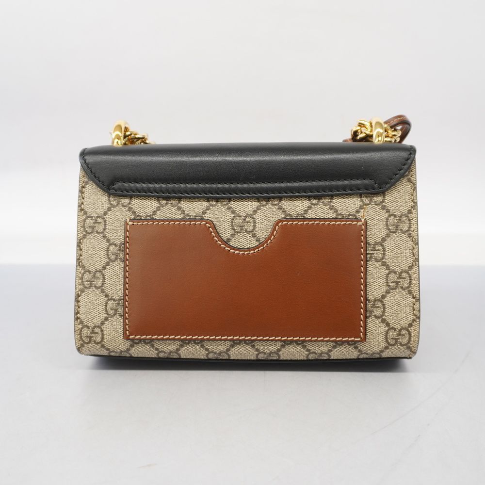 Gucci Hardware Supreme Beige Black Brown Gold GG Shoulder Bag - Picture 7 of 7